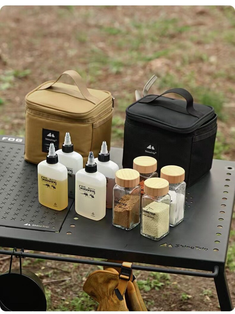 Ensemble de bouteilles à condi - Camping Cooking Set With Bag avis et prix