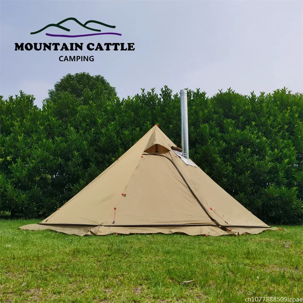 Tente pyramidale chaude avec j - Camping Cooking Snow avis et prix