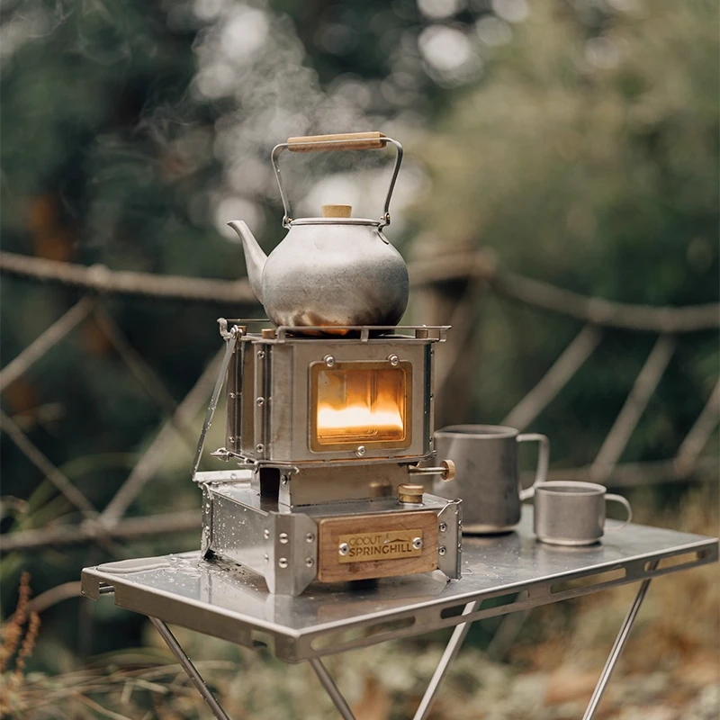 Réchaud de Camping de Style Vi - Camping Double Cooking Stove avis et prix